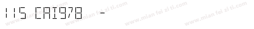 115 CAI978字体字体转换